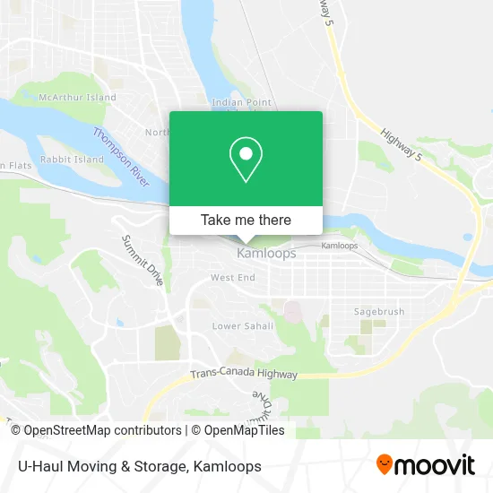 U-Haul Moving & Storage map