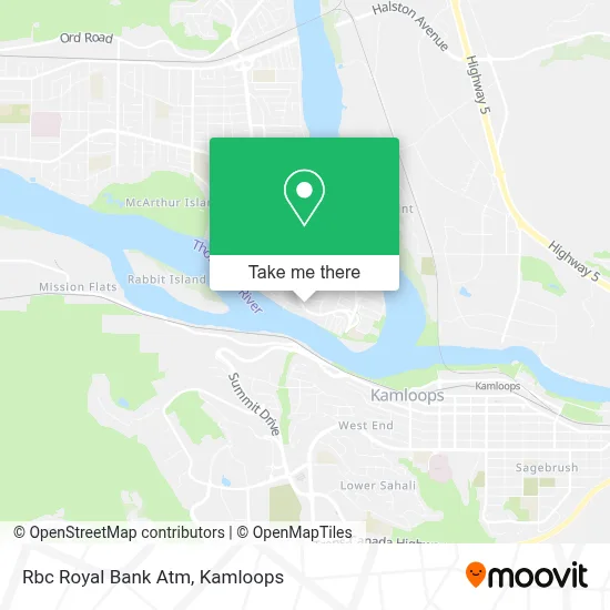 Rbc Royal Bank Atm map