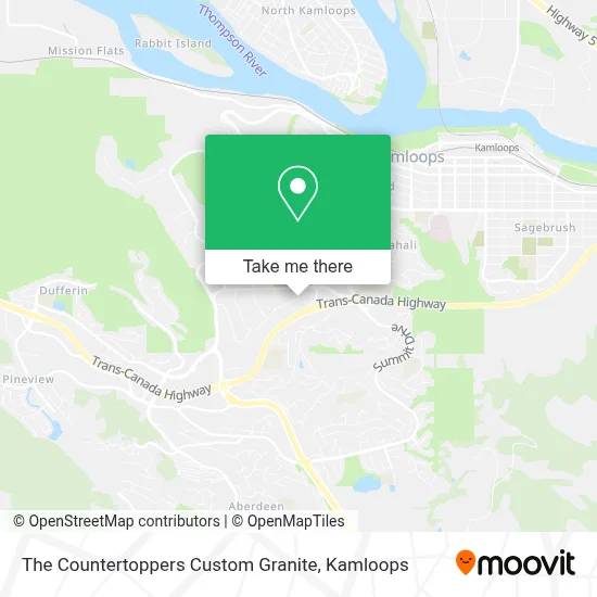 The Countertoppers Custom Granite map