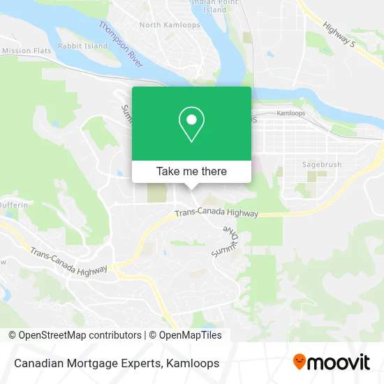 Canadian Mortgage Experts map