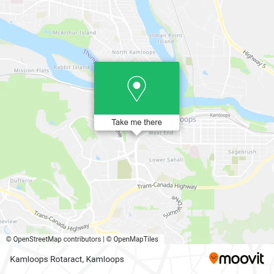 Kamloops Rotaract map