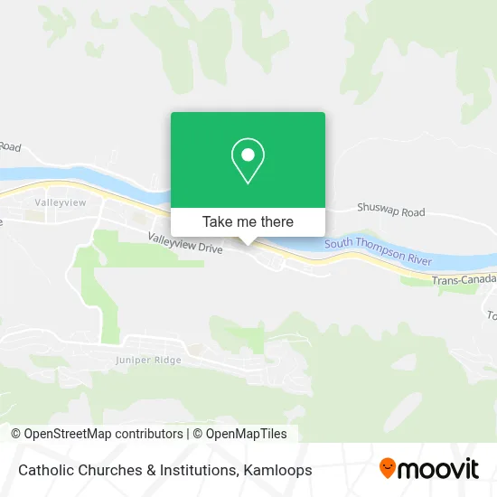 Catholic Churches & Institutions map