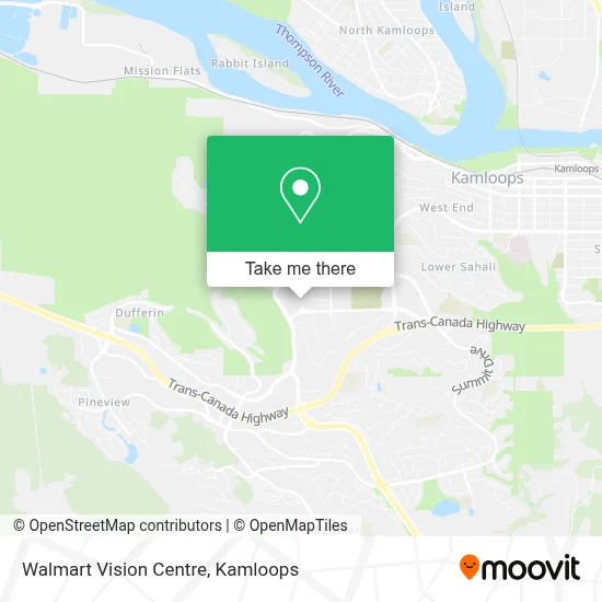 Walmart Vision Centre map