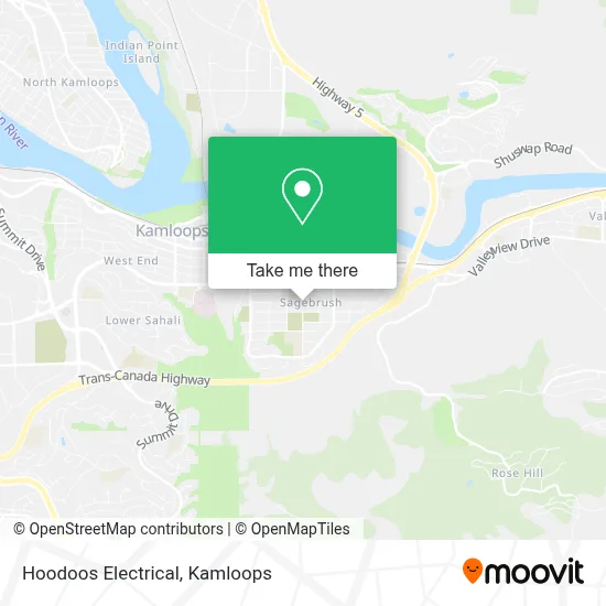 Hoodoos Electrical map