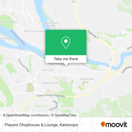 Players Chophouse & Lounge map