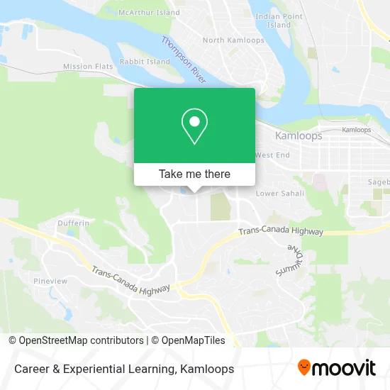 Career & Experiential Learning map