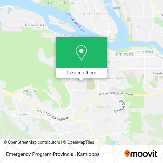 Emergency Program-Provincial map