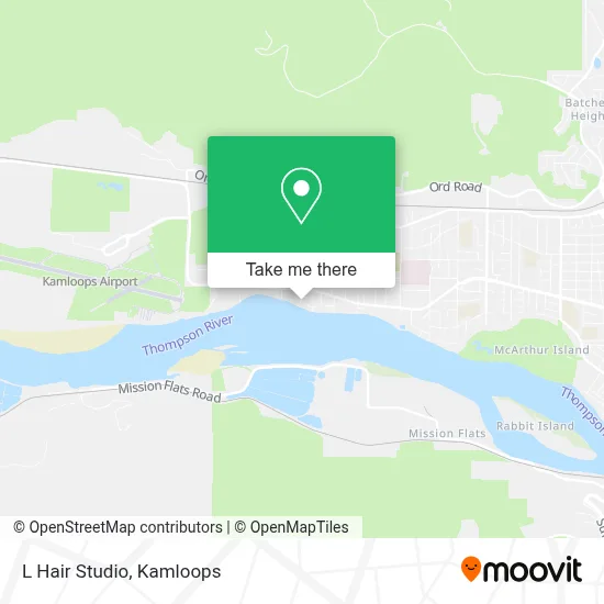 L Hair Studio map
