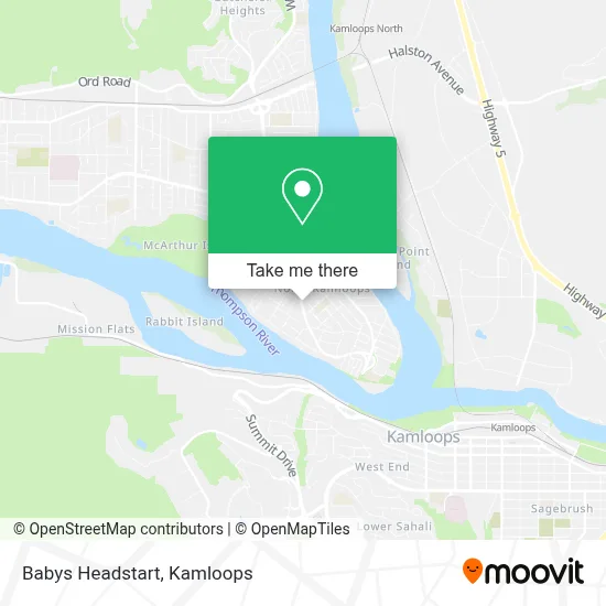 Babys Headstart map