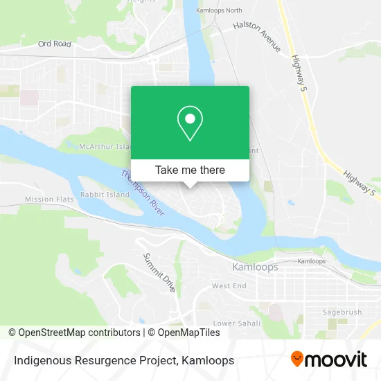 Indigenous Resurgence Project map
