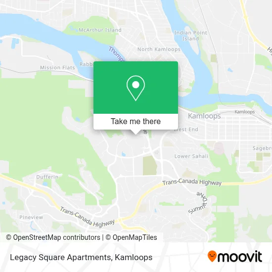Legacy Square Apartments map