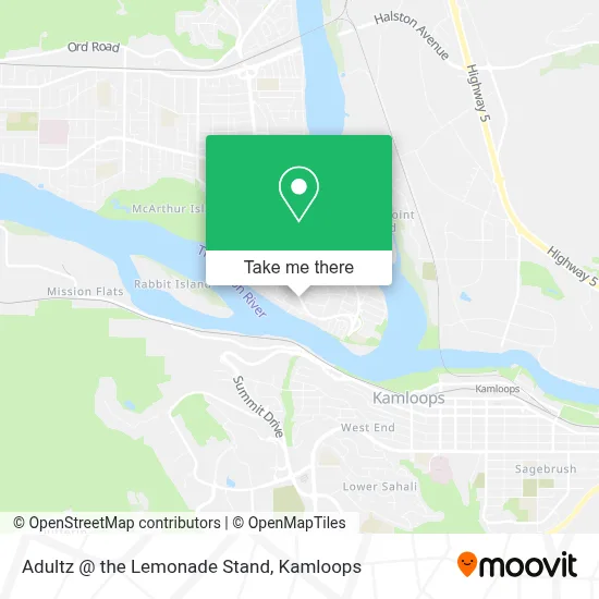 Adultz @ the Lemonade Stand map