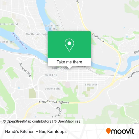 Nandi's Kitchen + Bar map