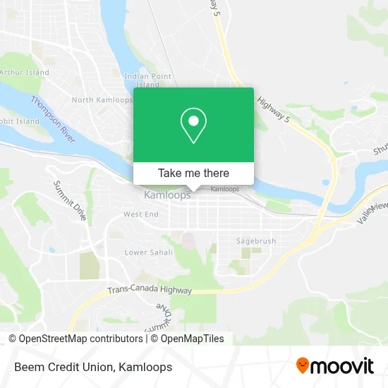 Beem Credit Union map
