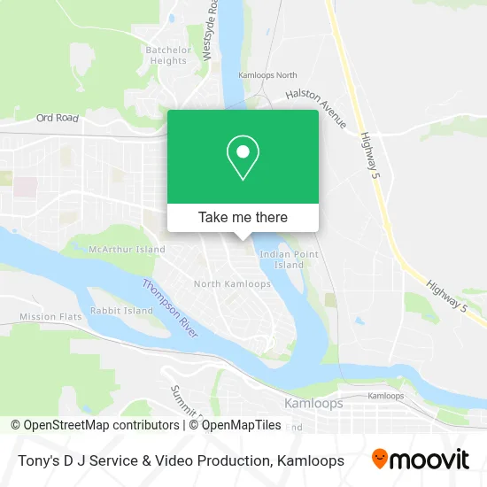 Tony's D J Service & Video Production map