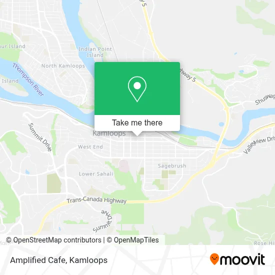 Amplified Cafe map