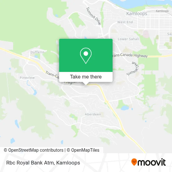 Rbc Royal Bank Atm map