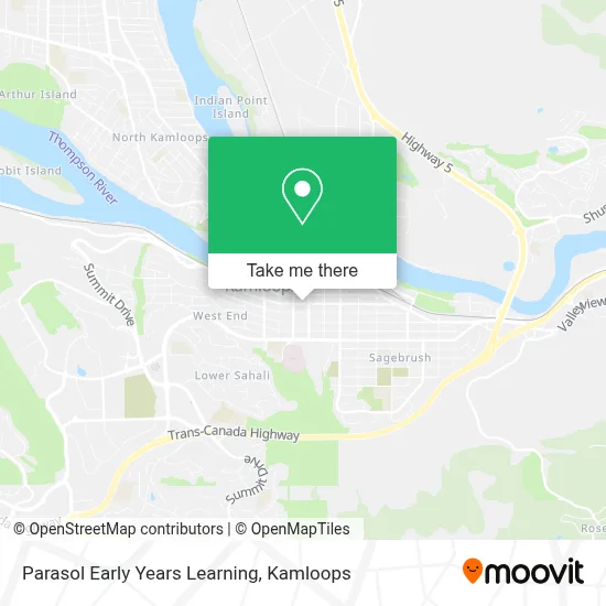 Parasol Early Years Learning map