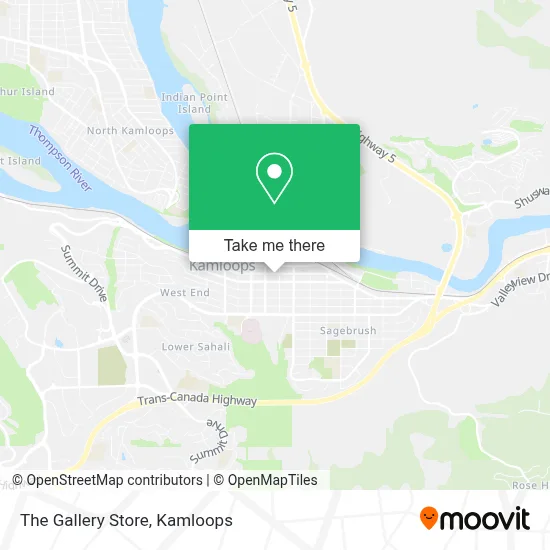 The Gallery Store map
