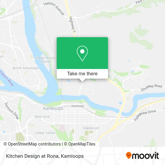 Kitchen Design at Rona map