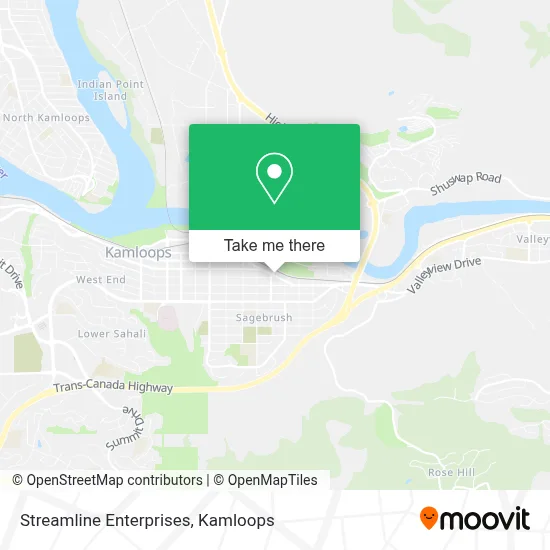 Streamline Enterprises map