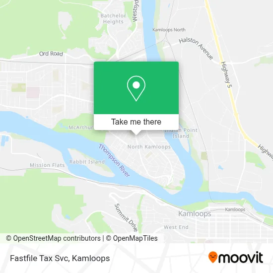 Fastfile Tax Svc map