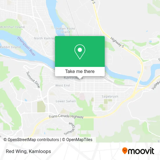 Red Wing map