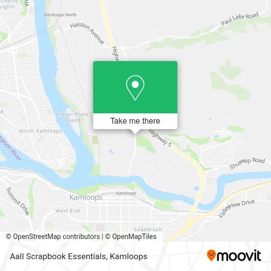 Aall Scrapbook Essentials map