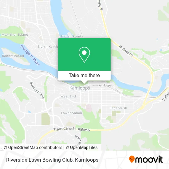 Riverside Lawn Bowling Club map