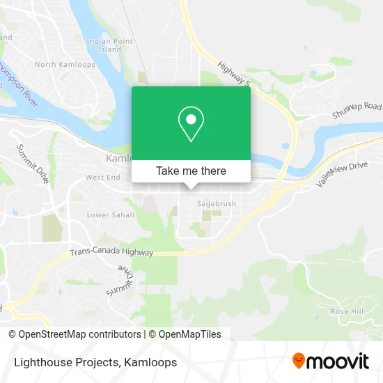 Lighthouse Projects map