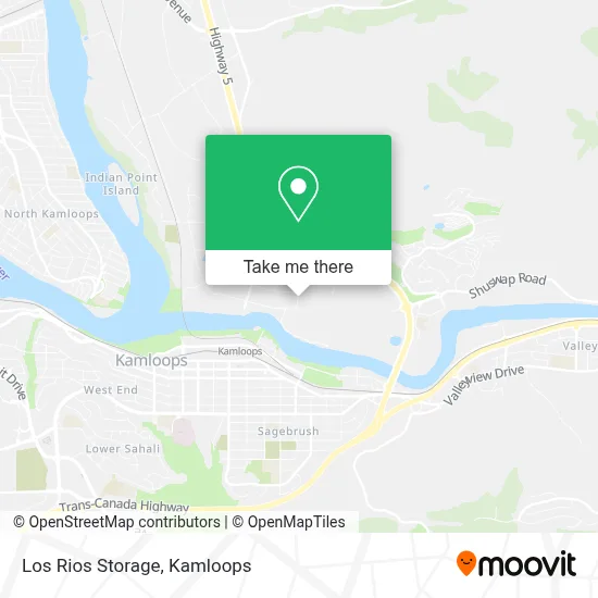 Los Rios Storage map