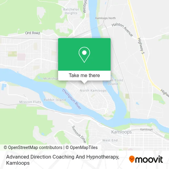 Advanced Direction Coaching And Hypnotherapy map