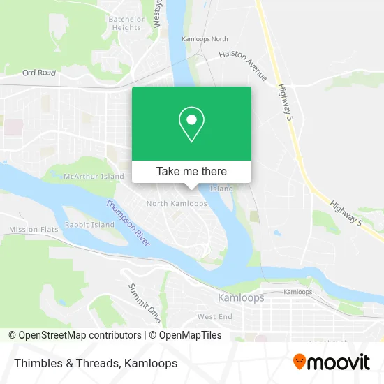 Thimbles & Threads map