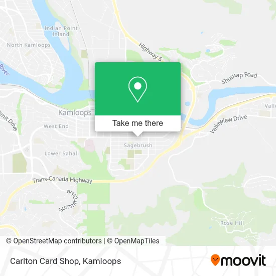 Carlton Card Shop map
