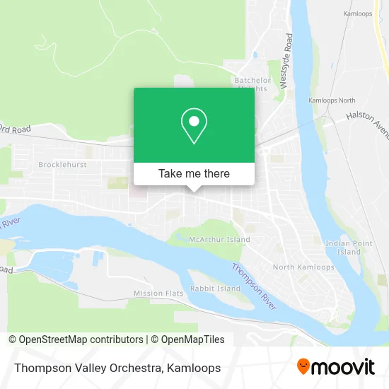 Thompson Valley Orchestra map