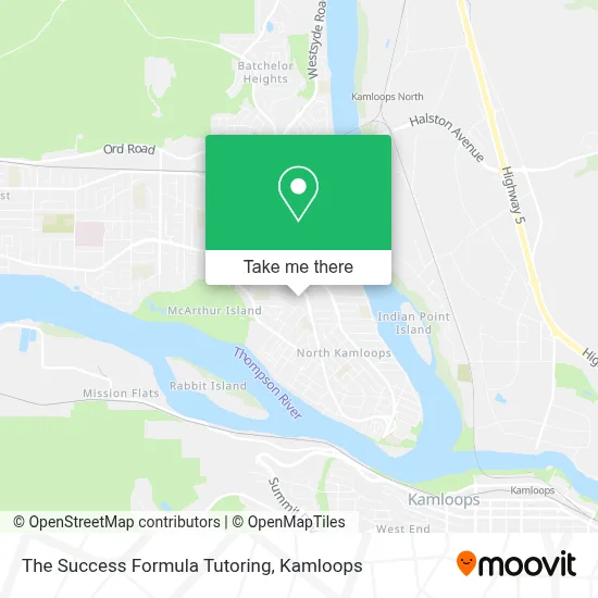 The Success Formula Tutoring map
