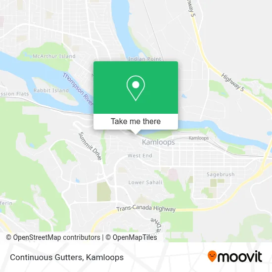 Continuous Gutters map