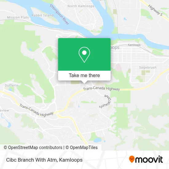 Cibc Branch With Atm map