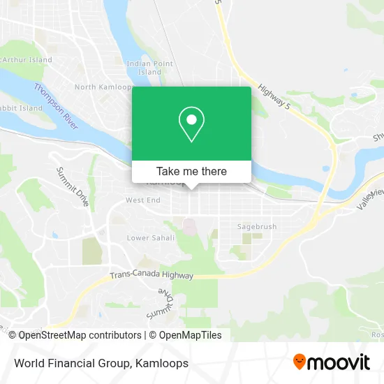 World Financial Group map