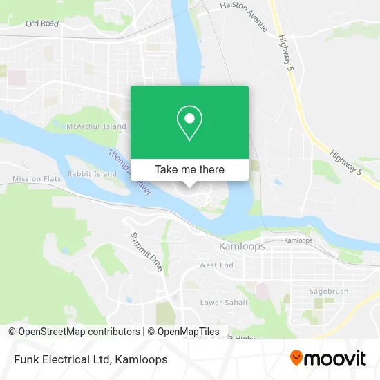 Funk Electrical Ltd map