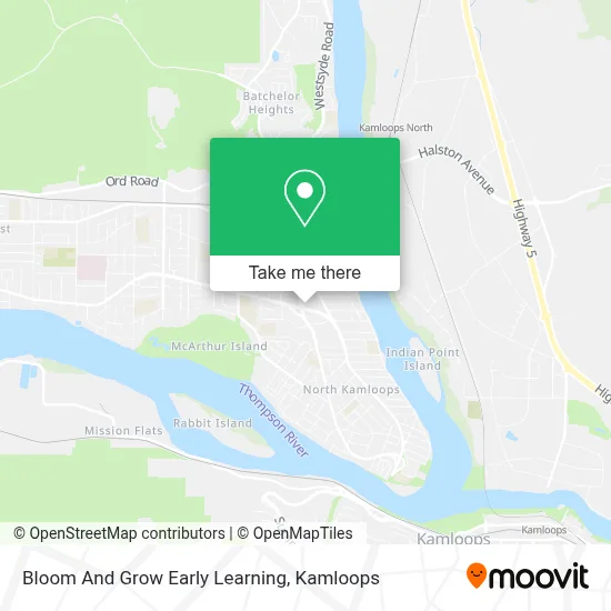 Bloom And Grow Early Learning map