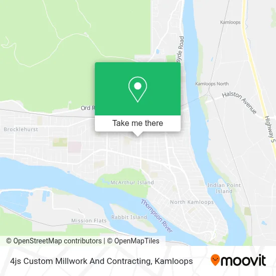4js Custom Millwork And Contracting map