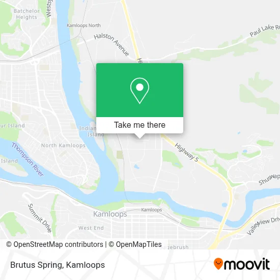 Brutus Spring map