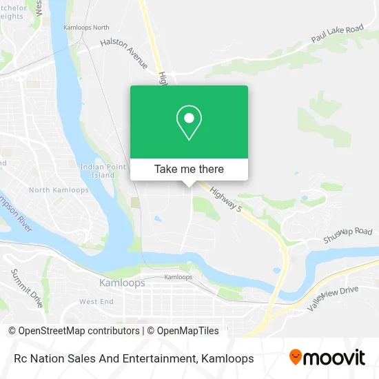 Rc Nation Sales And Entertainment map