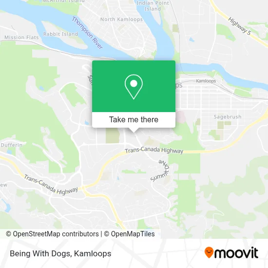 Being With Dogs map