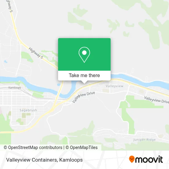 Valleyview Containers map