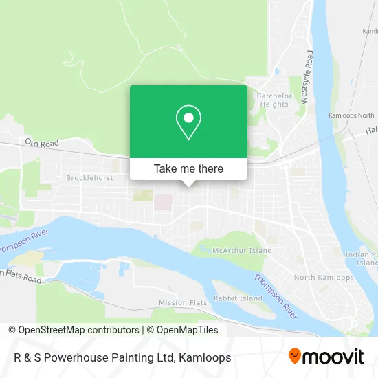 R & S Powerhouse Painting Ltd map