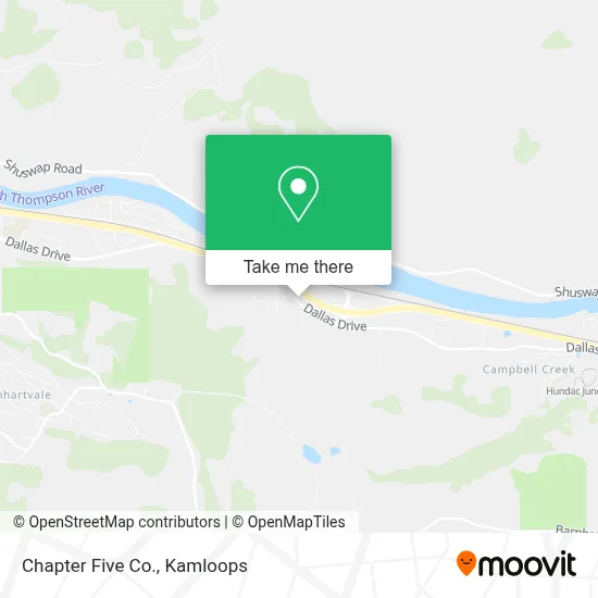 Chapter Five Co. map
