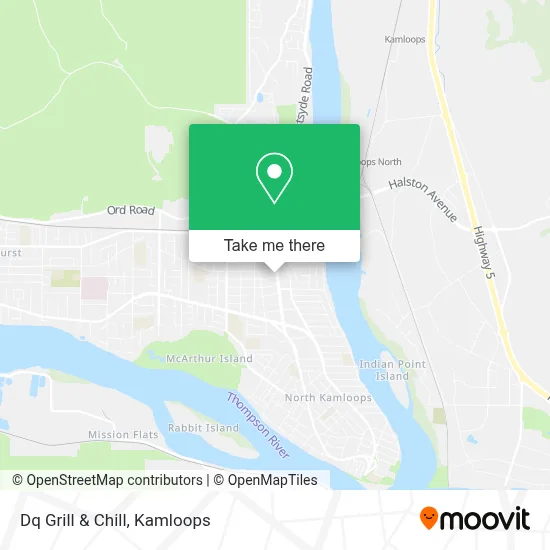Dq Grill & Chill map