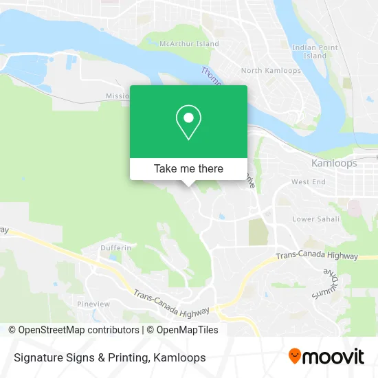 Signature Signs & Printing map